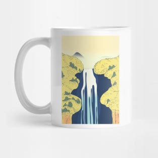 Asian Waterfall Mug